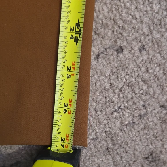 Theory Thaniel Deep Hazelnut Kenett Elastic Pull On Strech Slim Pants, S/ 4 NWT - Picture 12 of 16